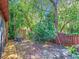 Landscaped backyard featuring lush greenery and a wood fence at 976 E Michigan St # A, Orlando, FL 32806