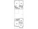 Upstairs floor plan showing the layout of the bedrooms, bathrooms, and kitchen at 10052 Peebles St, Orlando, FL 32827