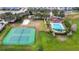 Community amenities featuring a pool, clubhouse, tennis and volleyball courts in a great location at 2222 Derwent Dr, Davenport, FL 33896