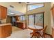 Bright kitchen with tile floor and stainless steel refrigerator at 229 Springside Rd, Longwood, FL 32779