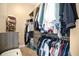 Walk-in closet with ample shelving and clothing racks at 11 W Harding St # D, Orlando, FL 32806