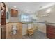 Well-lit bathroom featuring a glass enclosed shower, vanity with granite counters, and modern fixtures at 1303 Sultan Cir, Chuluota, FL 32766