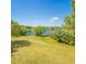 Expansive green backyard with a serene lake view at 13941 Fairway Island Dr # 733, Orlando, FL 32837