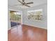 Bright bedroom with neutral walls and a slider to the outdoor area at 13941 Fairway Island Dr # 733, Orlando, FL 32837