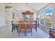 Bright dining room with a large window and a view of the backyard at 2806 Baywood Ln, Kissimmee, FL 34746