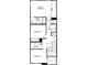 This floor plan showcases primary bedroom, two additional bedrooms, and a laundry room at 366 Sequoia Dr, Lake Wales, FL 33859