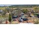 Aerial view of a quiet neighborhood showcasing compact homes and beautiful rural scenery and landscape at 204 Brooks Rd, Frostproof, FL 33843