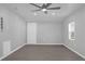 Bedroom featuring neutral walls, ceiling fan, and wood-look flooring at 204 Brooks Rd, Frostproof, FL 33843