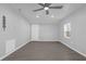 Bedroom featuring neutral walls, ceiling fan, and wood-look flooring at 204 Brooks Rd, Frostproof, FL 33843