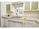 Clean kitchen space featuring ample counter space and natural lighting at 623 Camellia Ct, Sanford, FL 32773