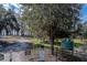 Community park with a fenced entrance and lush green trees at 105 Pine Street, Windermere, FL 34786