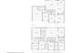 Detailed floor plan showcasing the layout of the first and second floors at 15165 Heron Hideaway Cir, Winter Garden, FL 34787