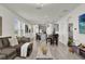Open floor plan showcases living room, kitchen and dinette with lots of natural light at 15914 Moonlight Bay St, Winter Garden, FL 34787