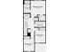 Second floorplan includes the primary suite, two bedrooms, two bathrooms, and stairs at 183 River Front Way, Edgewater, FL 32141