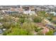 Elevated view of the property with green foliage and distant city buildings at 208 Whittier Cir, Orlando, FL 32806