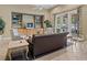 Community lobby with ceiling fan, television, furniture and tile flooring at 4008 San Gallo Dr # 102, Kissimmee, FL 34741