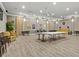 Spacious meeting room featuring neutral walls, sleek floors, tables, chairs, and media setup for gatherings at 4008 San Gallo Dr # 102, Kissimmee, FL 34741