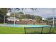 Well-maintained basketball court featuring a colorful playing surface in a community park setting at 513 Seasons Ct, Winter Springs, FL 32708