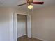 Bedroom closet, with hanging rail, for organized storage at 513 Seasons Ct, Winter Springs, FL 32708