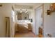 Bright bathroom with a floating vanity, modern fixtures, and a view to the shower at 12 S Lawsona Blvd, Orlando, FL 32801