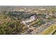 Aerial view of a commercial center, with ample parking, multiple businesses, and major traffic arteries nearby at 3257 Villa Strada Way, Orlando, FL 32835