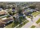 Aerial view of a residential neighborhood showcasing well-maintained homes, lush greenery, and clear streets at 9544 Brimton Dr, Orlando, FL 32817