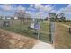 Fenced community playground featuring swings and climbing structures on artificial turf at 1104 Southampton Dr # 3, Port Orange, FL 32129