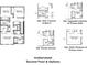 Ambersweet second floor plan showcasing bedroom, bath, windows, closets, and primary suite options at 2026 Education St, St Cloud, FL 34771