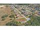 An aerial view shows single-Gathering homes in a well-planned suburban neighborhood at 2537 Rock Pl, Poinciana, FL 34759