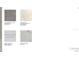 Selection of interior finish samples including flooring, countertops and shaker style cabinets at 4759 Cloister St, Kissimmee, FL 34758