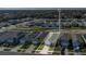 Aerial view of the property in its community with other homes, as well as the neighborhood layout at 863 August Sky Dr, Deltona, FL 32738