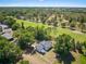 An aerial view of the property nestled amongst green space at 1037 N Virginia Ave, Winter Park, FL 32789