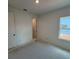 Unfinished bedroom showing the window and natural light at 1453 Arbor Hill Dr, Deltona, FL 32725