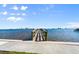 A dock extends into the water, offering serene views of the skyline at 2801 S Ridgewood Ave # 1412, South Daytona, FL 32119