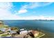 Scenic waterfront view showcasing the coastline, houses, and city skyline at 2801 S Ridgewood Ave # 1412, South Daytona, FL 32119