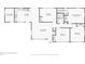 Floor plan showing the layout of the home including the rooms and their dimensions at 812 Oleander St, New Smyrna Beach, FL 32168