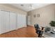 Home office with laminate wood floors and double closets at 1031 Kings Hwy, Kissimmee, FL 34744