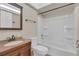 Bathroom featuring a vanity, toilet, and shower with tub at 1320 Corte Nueva, Winter Springs, FL 32708