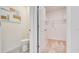 Bathroom view to toilet and closet at 1344 Hanoverian Dr, Lake Alfred, FL 33850