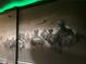 Close up of hand-painted military-themed wall art at 1656 Moon Valley Dr, Davenport, FL 33896