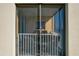 A comfortable space for entertaining and enjoying sunsets on this screened-in balcony at 225 W Seminole Blvd # 314, Sanford, FL 32771