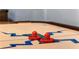 Close up image of red pucks on an air hockey table at 4164 Paragraph Dr, Kissimmee, FL 34746