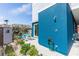 Enjoy the outdoors on the tiled patio with an outdoor shower and a shed nearby at 435 Jessamine Ave, New Smyrna Beach, FL 32169