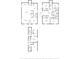 Floorplan summary of all three floors showcasing the bedroom, living room, kitchen, and garage at 435 Jessamine Ave, New Smyrna Beach, FL 32169