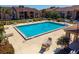 Community pool offers residents a refreshing place to relax and enjoy the outdoors at 5201 Vineland Rd # 112, Orlando, FL 32811