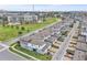 Wide aerial view of a residential neighborhood with orderly street parking at 7013 Carrickbend Ln, Orlando, FL 32819