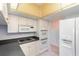 Functional kitchen boasts white cabinetry, appliances, and ample counter space for meal preparation at 1 John Anderson Dr # 317, Ormond Beach, FL 32176