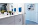 Tasteful bathroom featuring dual sinks and stylish appointments at 1039 Morningside Dr, Eustis, FL 32726