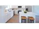 Well-equipped kitchen with stainless steel appliances, a center island, and bright countertops at 1045 Morningside Dr, Eustis, FL 32726