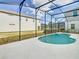 Beautiful screened-in pool is perfect for outdoor relaxation and fun at 178 Marcello Blvd, Kissimmee, FL 34746